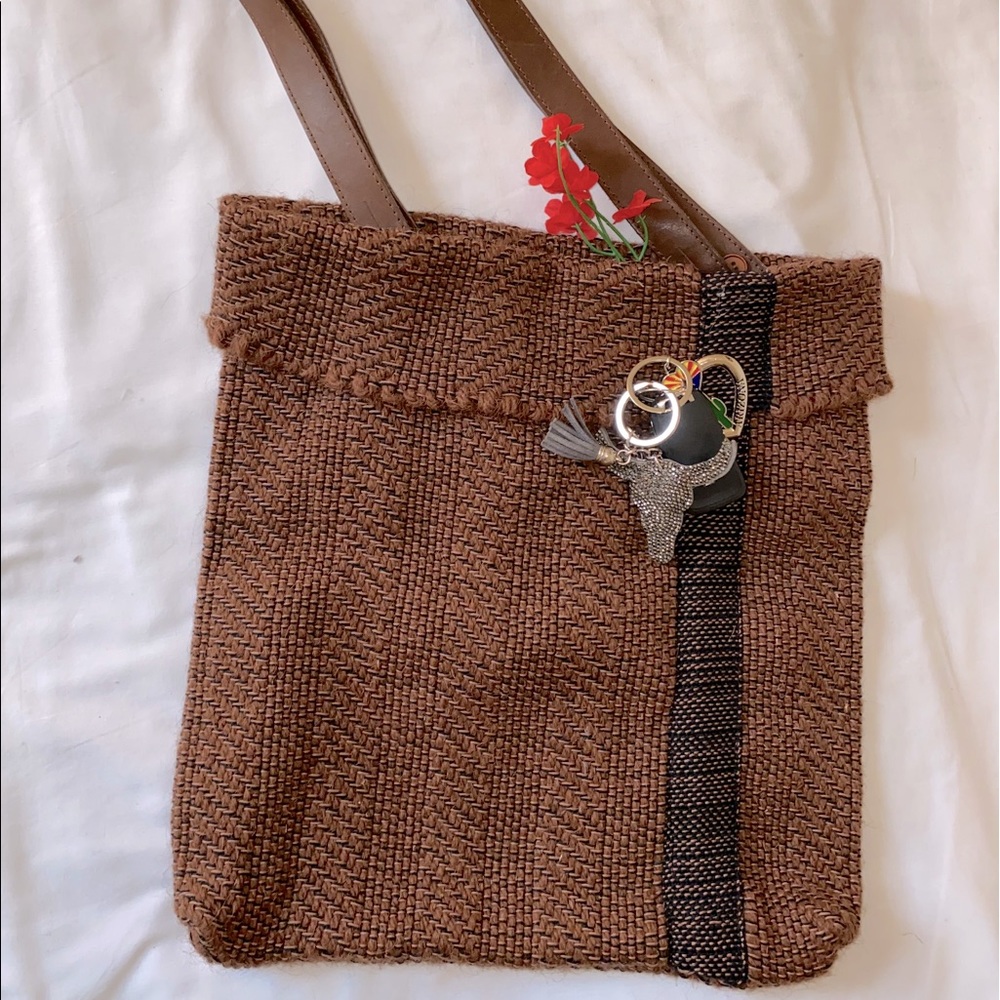 Purse made of 90% wool